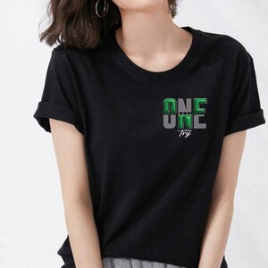 ONE H 빅사이즈 단체티 유니폼 커플티 라운드 티셔츠